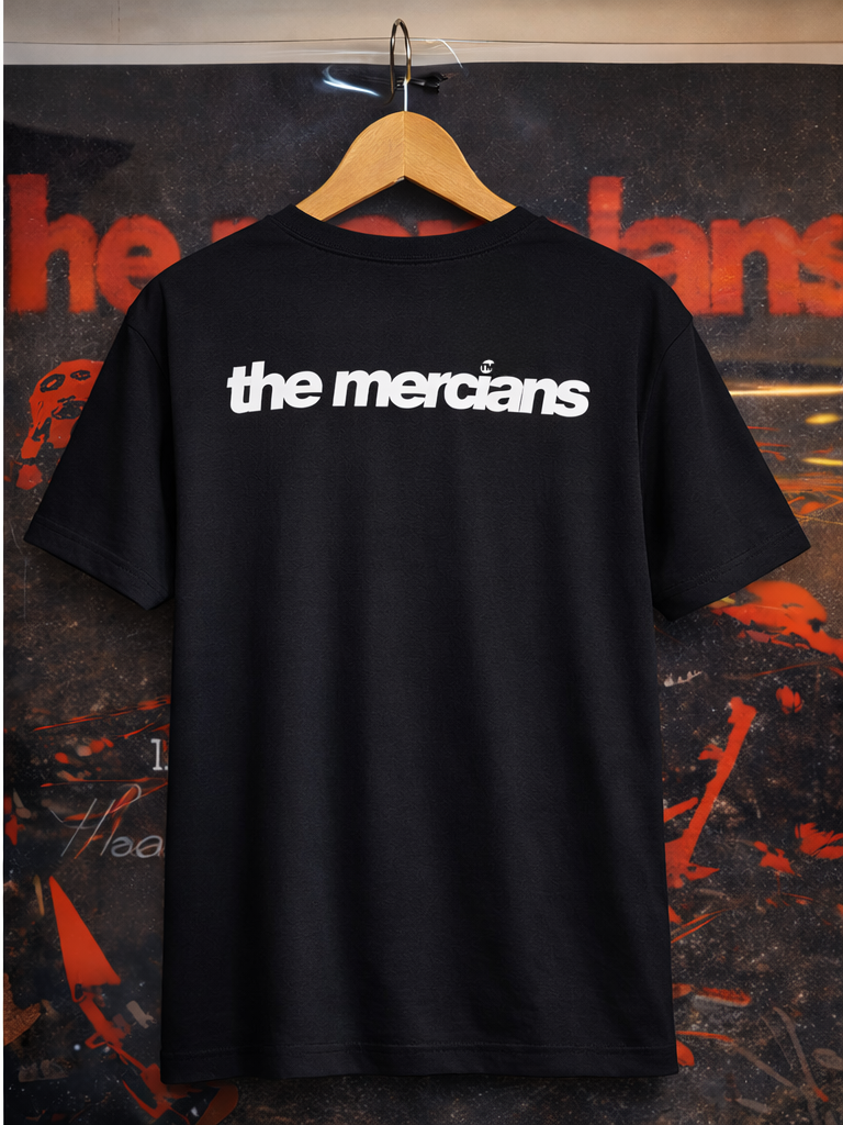 Black Mercian Logo chest mark Tshirt
